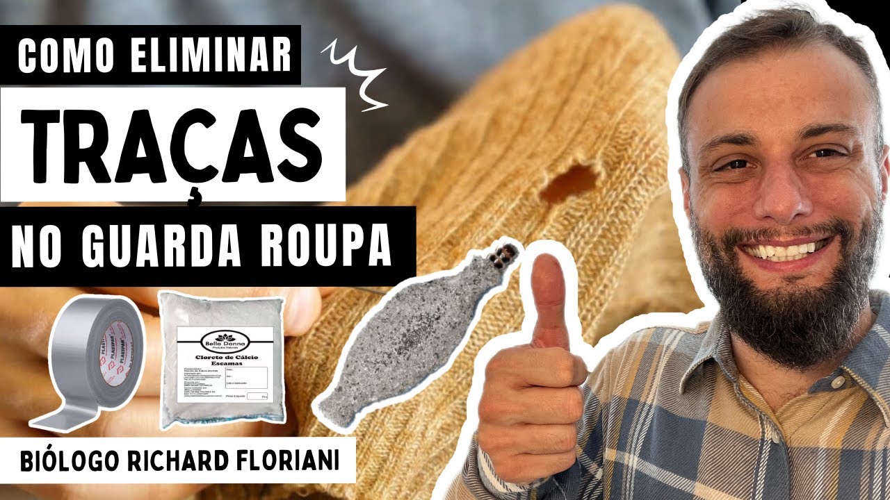 15 métodos para eliminar traças no guarda roupa imediatamente! - Biólogo Richard Floriani