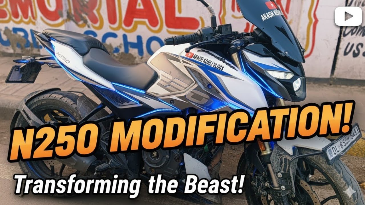 Внешний вид Pulsar N250 изменился 🔥 | Лучшая модификация для Pulsar N250 и Pulsar N160 #pulsarn25...