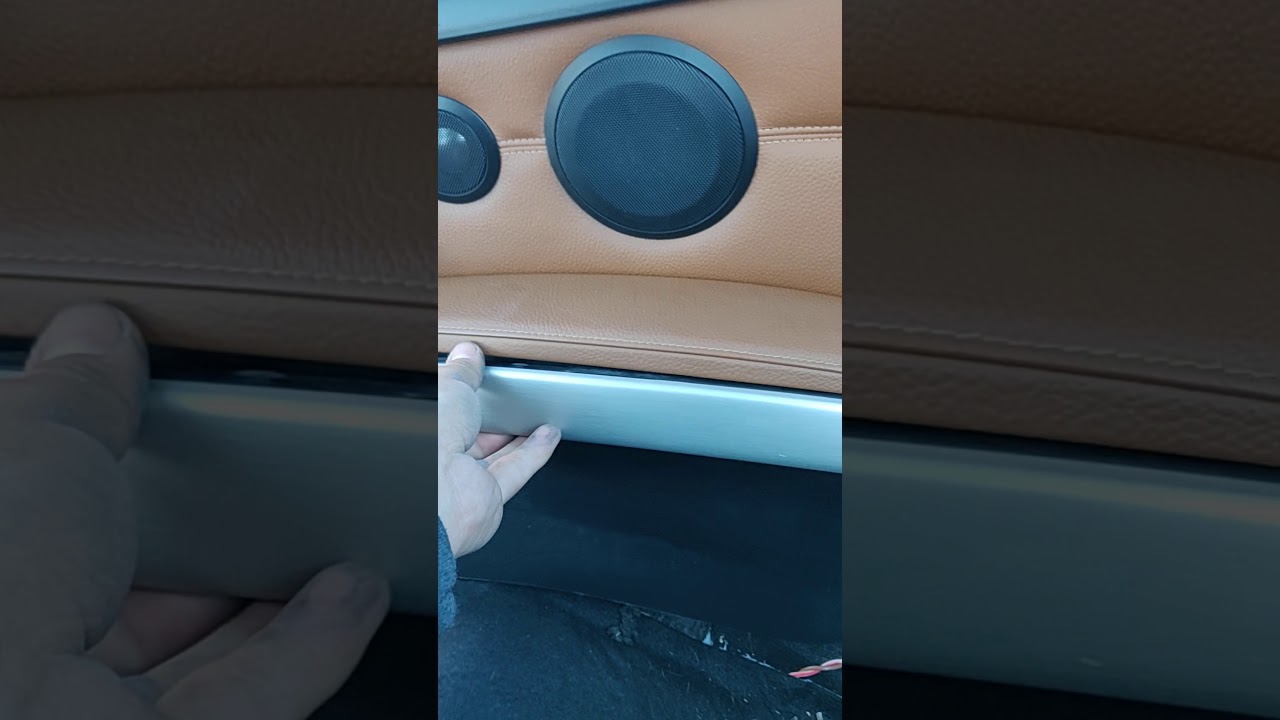 Bmw E92 E93 how to remove rear quarter panel trim