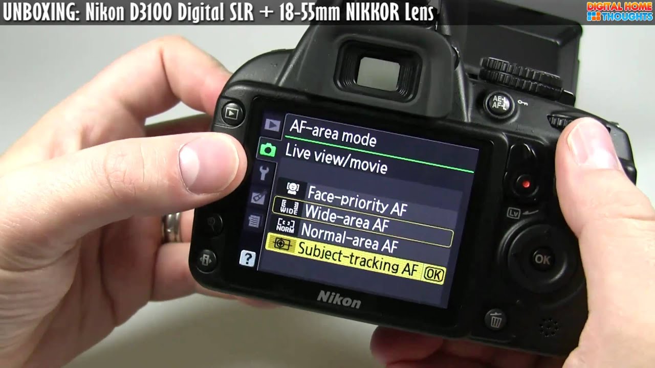UNBOXING: Nikon D3100 DSLR [Part 2]