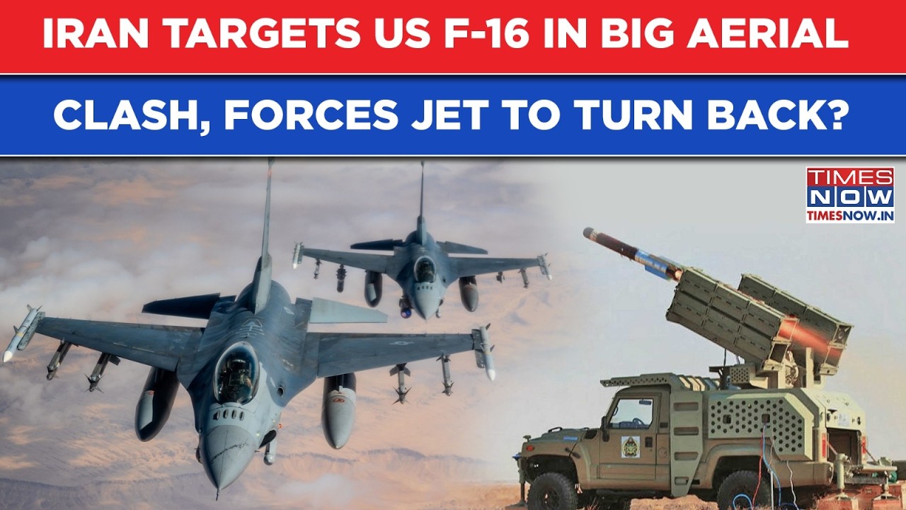 Iran Targets US F-16 In Big Aerial Clash: IRGC Fires Surface-To-Air Missile, Forces Jet To Turn Back