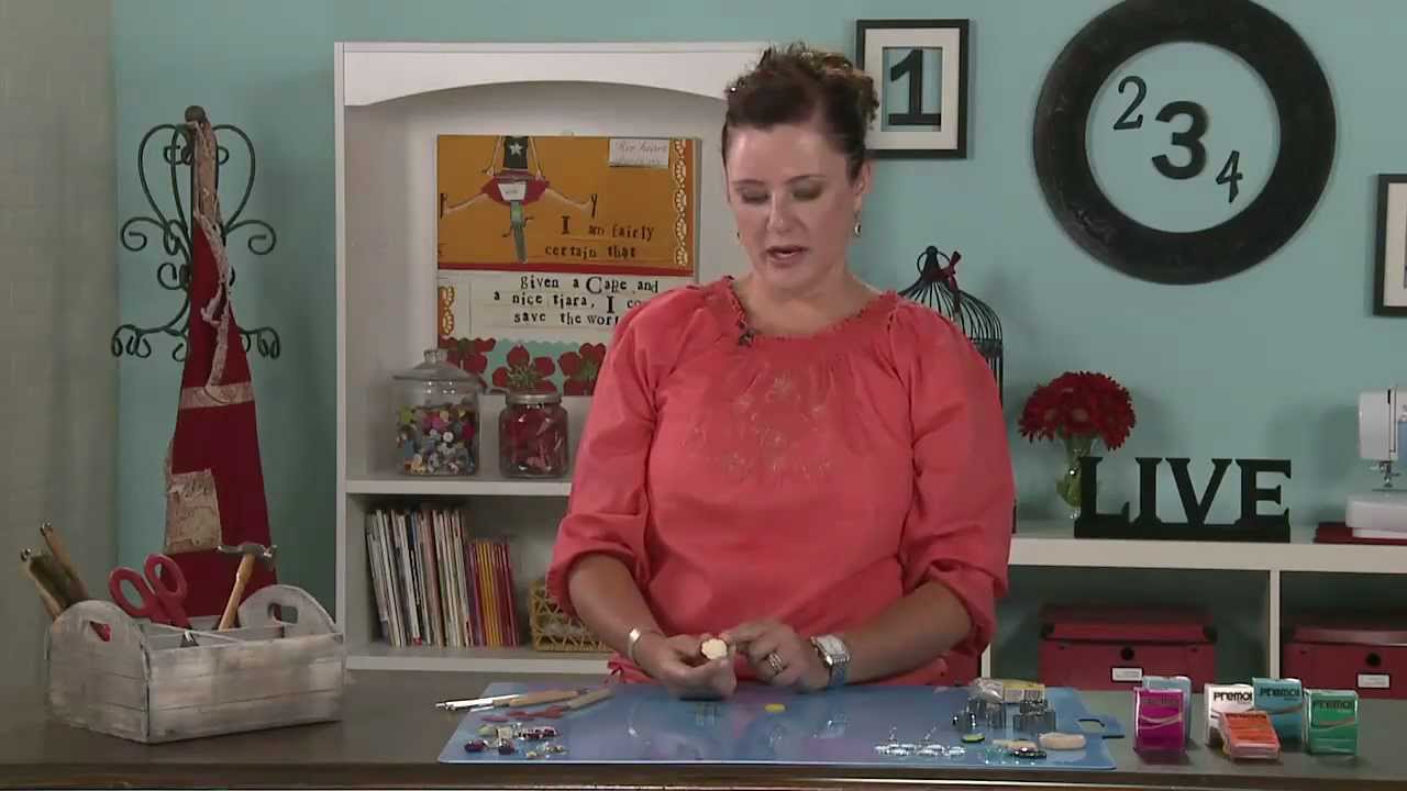 My Craft Channel: Embellish with Second Sister - Polymer Clay Jewelry