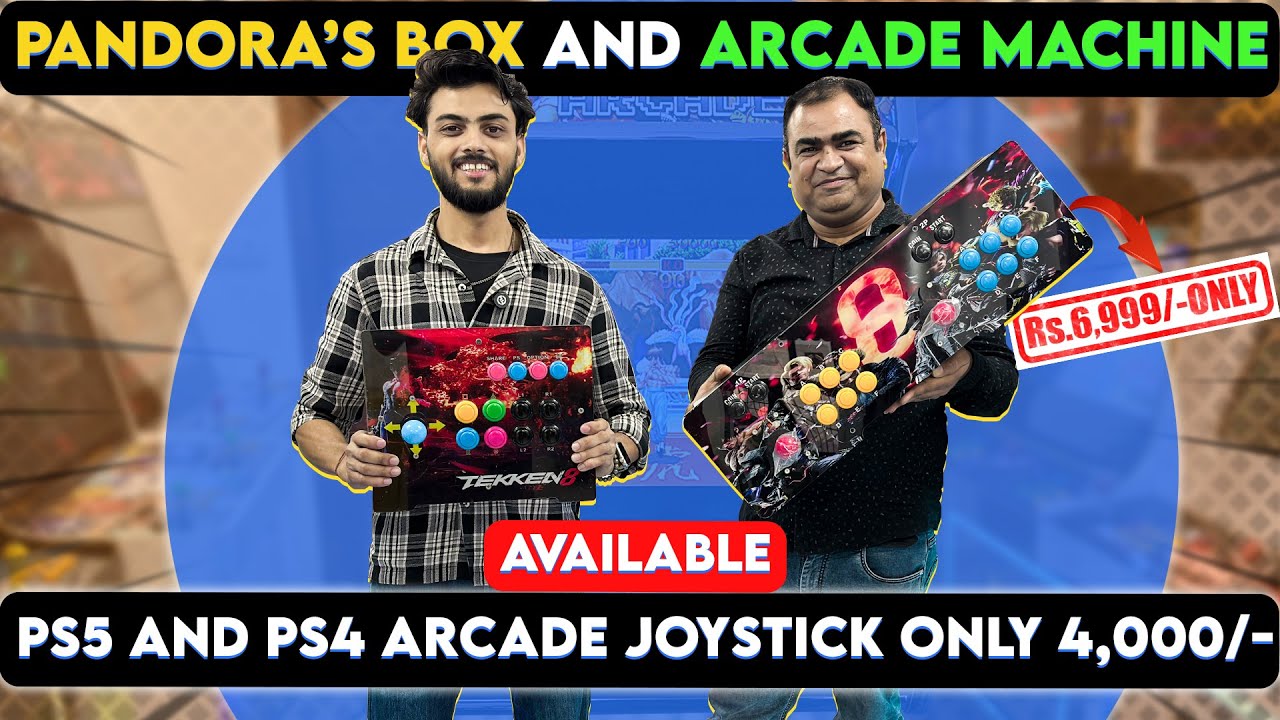 Cheapest Price Pandora Box Arcade Machine 2025 ₹10,000/- PS4|PS5 Arcade Joystick 4,000/-|Vlog216