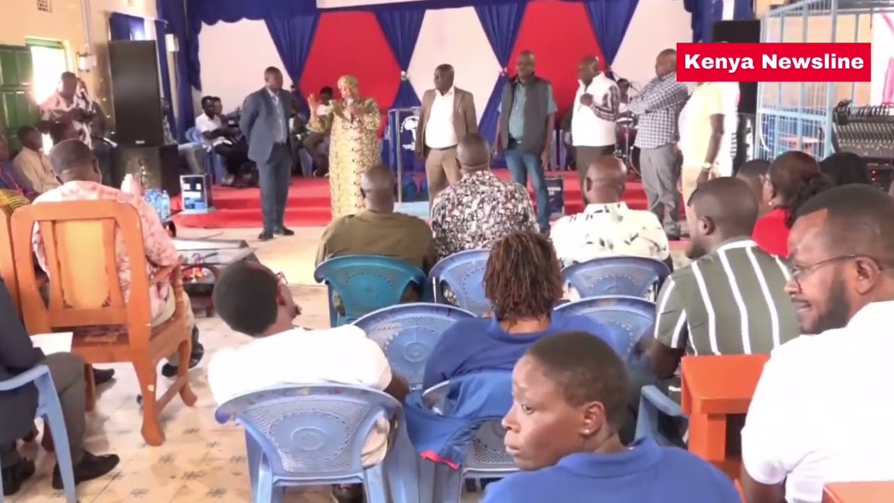 WEWE GACHAGUA NDIO UMETUKETEA HUYU MTU SAI UNATUAMBIA TUMTOE.Mt Kenya aspirants face Gachagua 