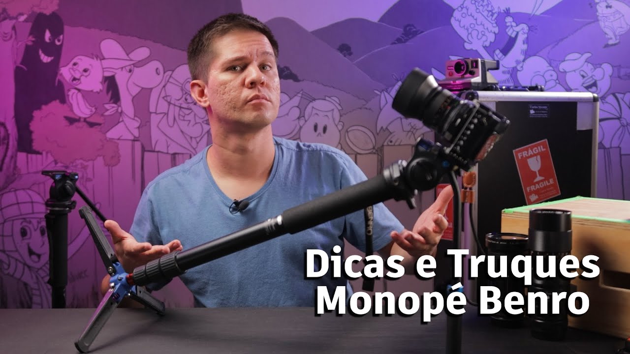 Monopé da Benro é o melhor de todos? Dicas e Truques de como regular e utilizar seu monopé! #003