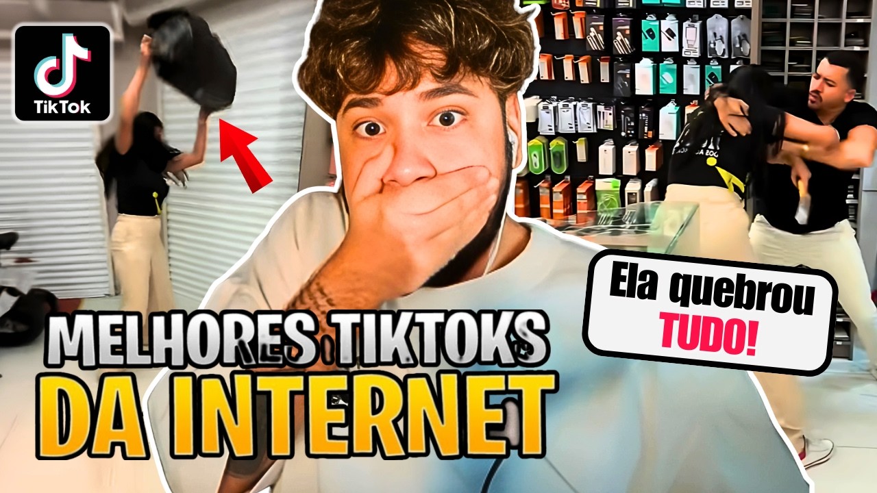 QUEBROU TUDO E O MOTIVO VAI TE CHOCAR! | React Tiktoks Brino