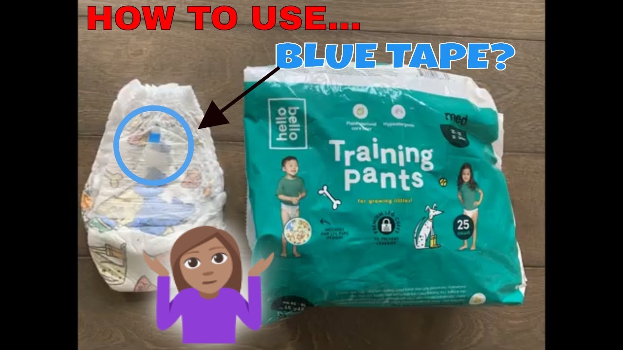 Hello Bello Training Pants How To Use The BLUE TABS   Hello Bello Training Pants