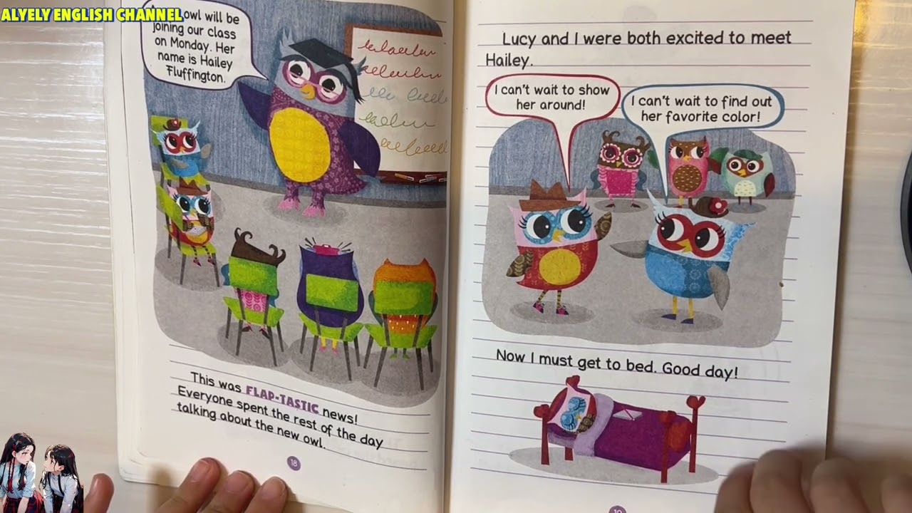 OWL DIARIES eva and the new owl フクロウ日記 エヴァと新しい友達　梟《英語学習　英検　受験　ENGLISH》