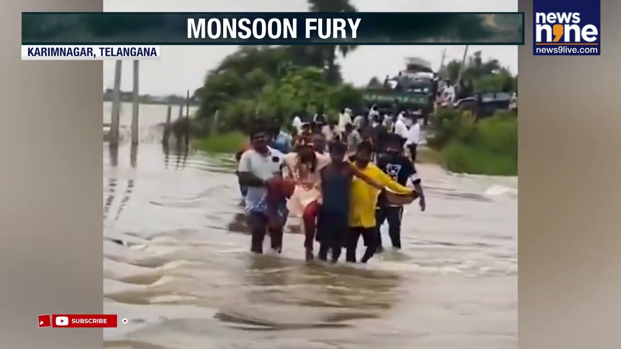 Telangana Flood Alert: Heavy Rains Disrupts Daily Life, Rivers Overflow | News9