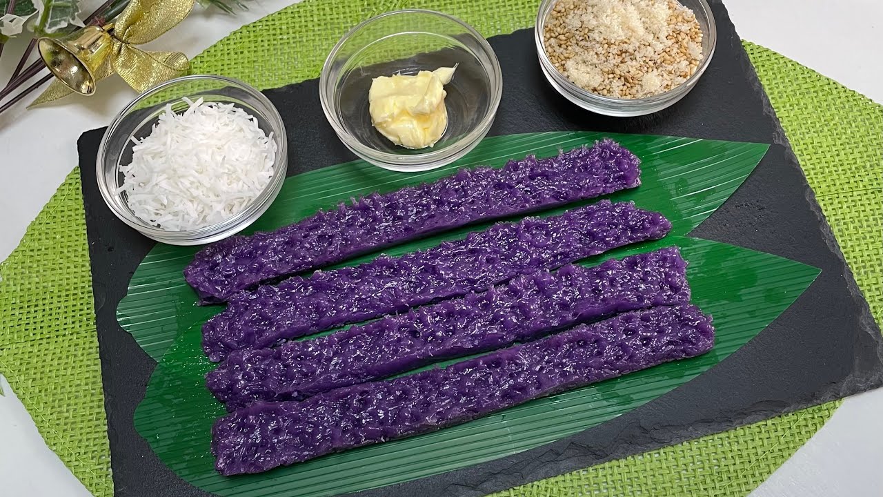 Puto Bumbong using aluminum foil ( Filipino Sticky Rice ) | tokyothesa