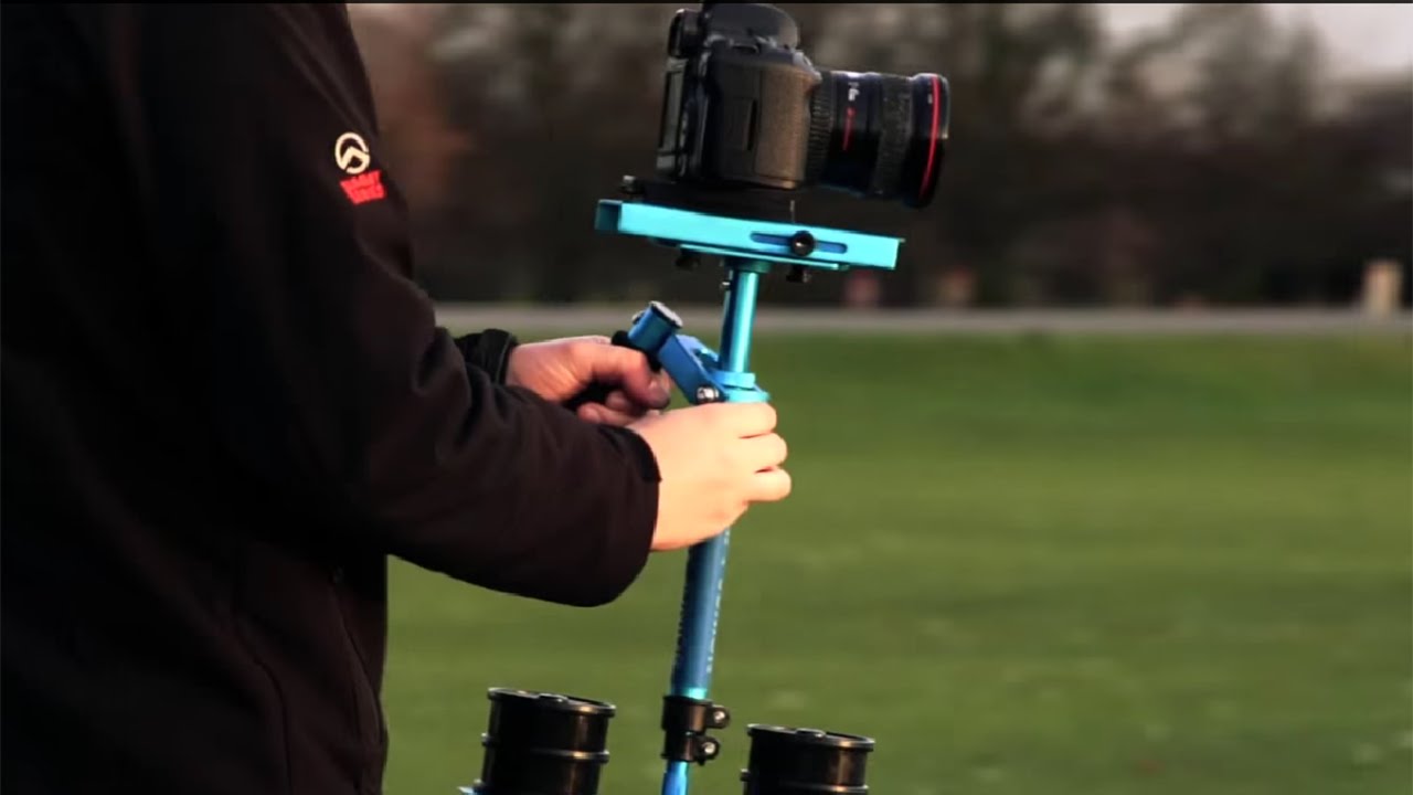 FLYCAM Junior Video Camera Handheld Stabilizer | Mini DSLR Blue Steadycam | Test Shots