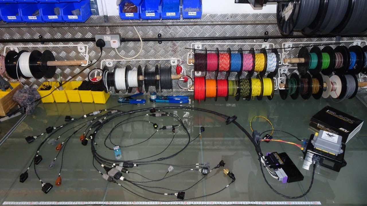 Модульная проводка двигателя John JZ для ECUMaster Black