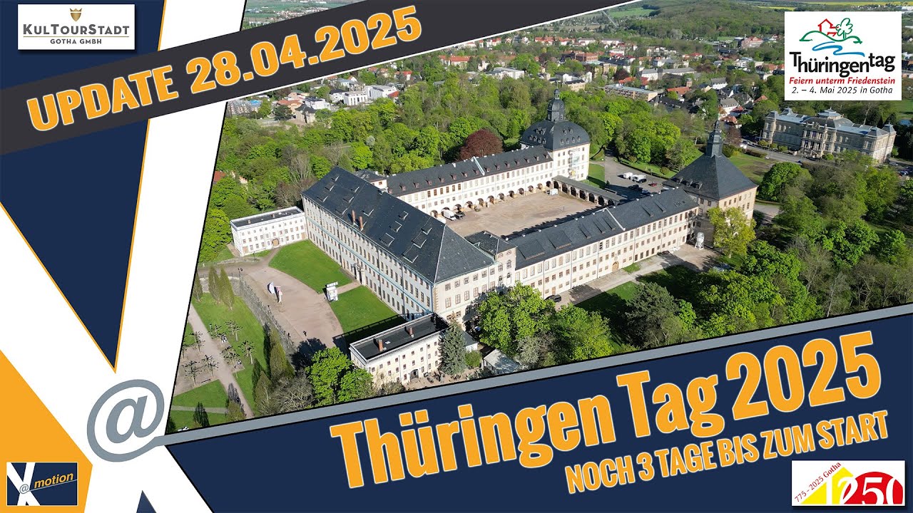 Thüringentag 2025 in Gotha | Aufbau-Update | x@motion Medienproduktion
