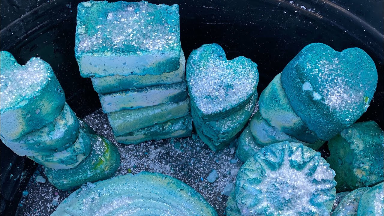 Turquoise Love | Super Soft & Dusty Reforms + Fresh Gym Chalk Blocks • ASMR VIDEO