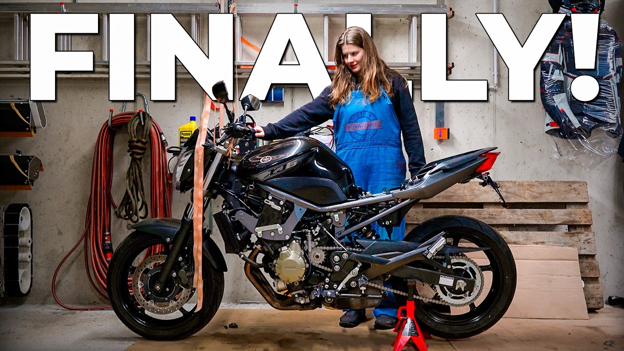 Yamaha XJ6N Engine Install & First Start-Up! | Ep. 8