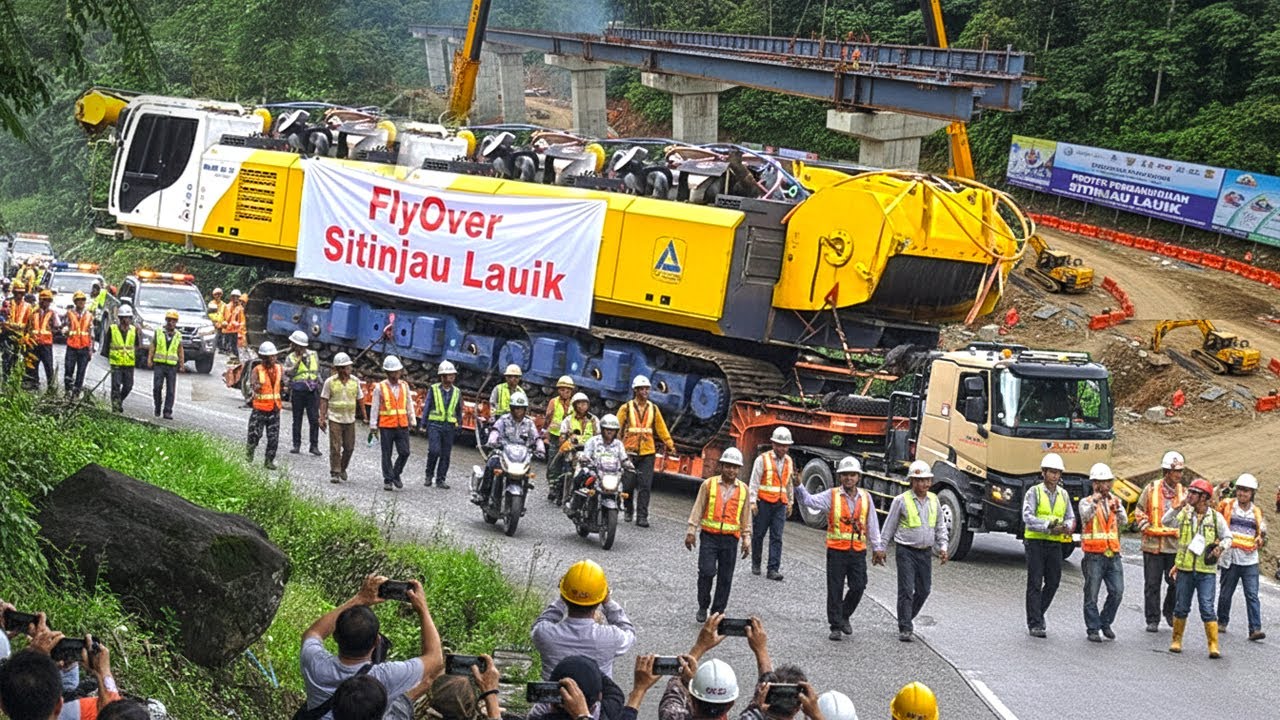 LUAR BIASA !!! SEJARAH BARU HARI INI, Truk Sultan Muatan Alat FLYOVER SITINJAU LAUIK Bikin Gempar