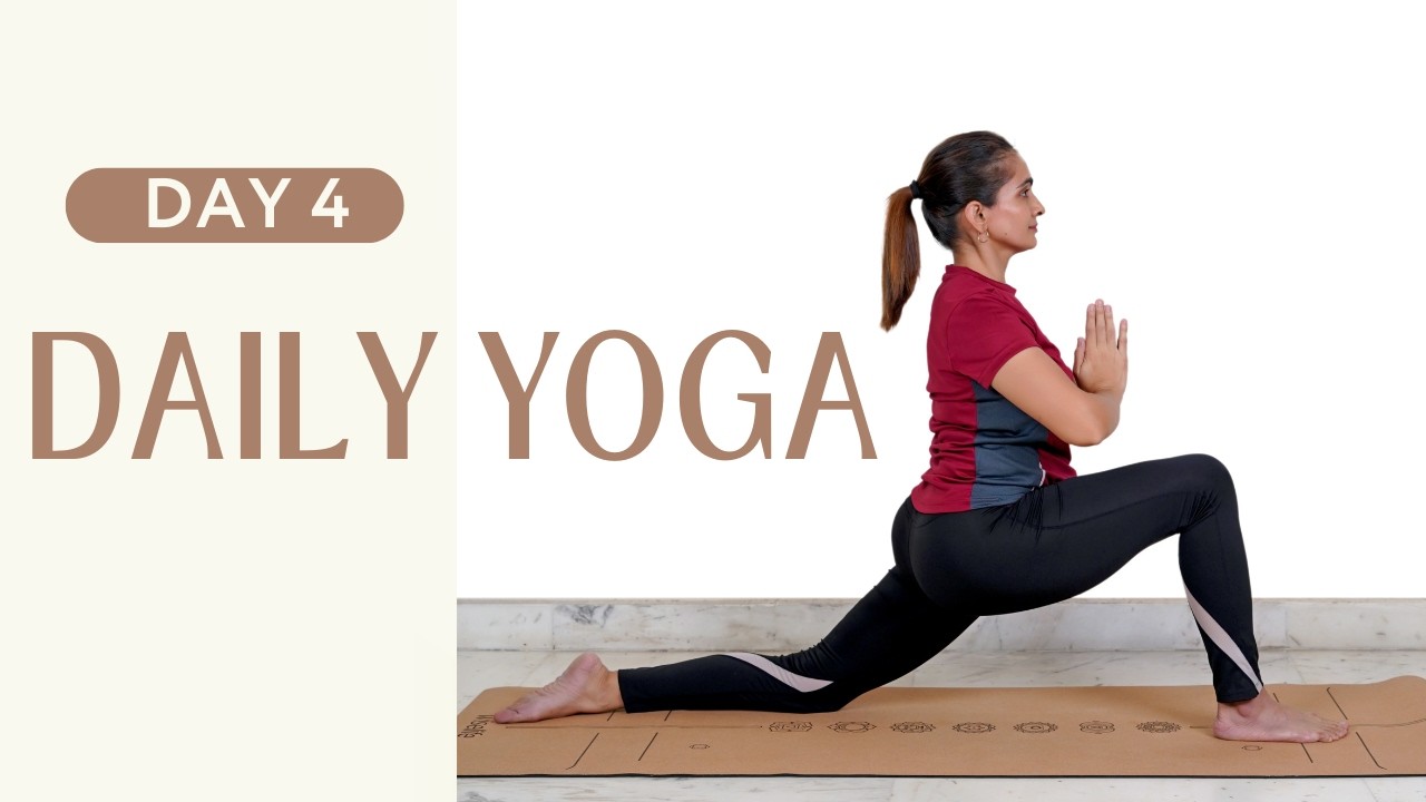 4日目 | 60日間毎日ヨガチャレンジ🔥 | 初心者向け