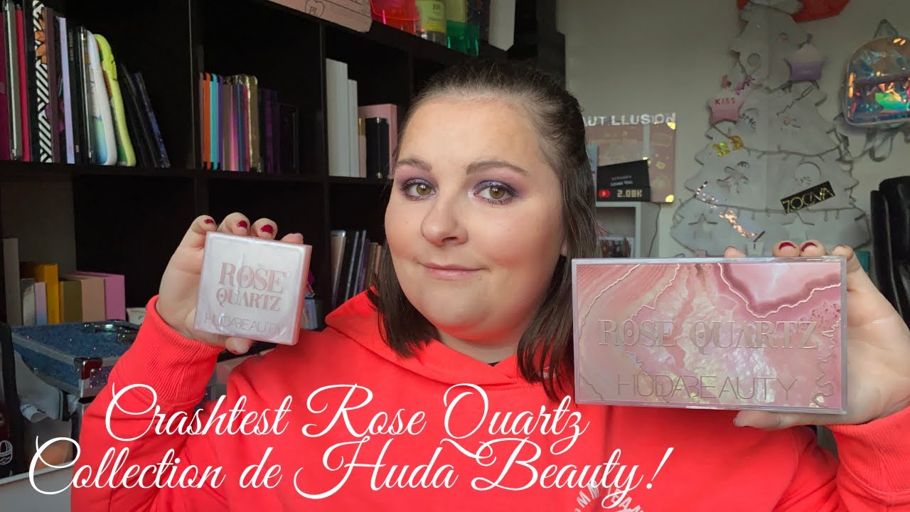 CRASHTEST Rose Quartz Collection de HUDA BEAUTY!