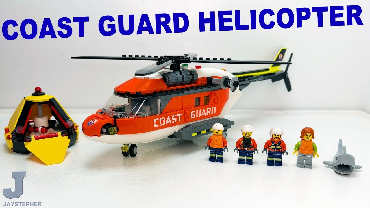 LEGO City 2026 Coast Guard Helicopter 60503 Unboxing, Tour, & Review