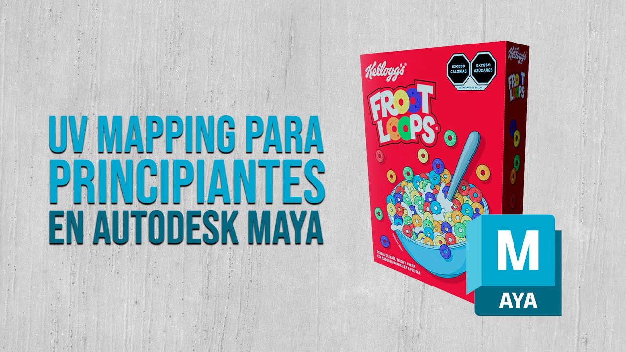 UV MAPPING BÁSICO EN MAYA (Caja de Cereal)