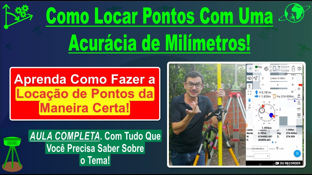 Locação de Pontos Topografia