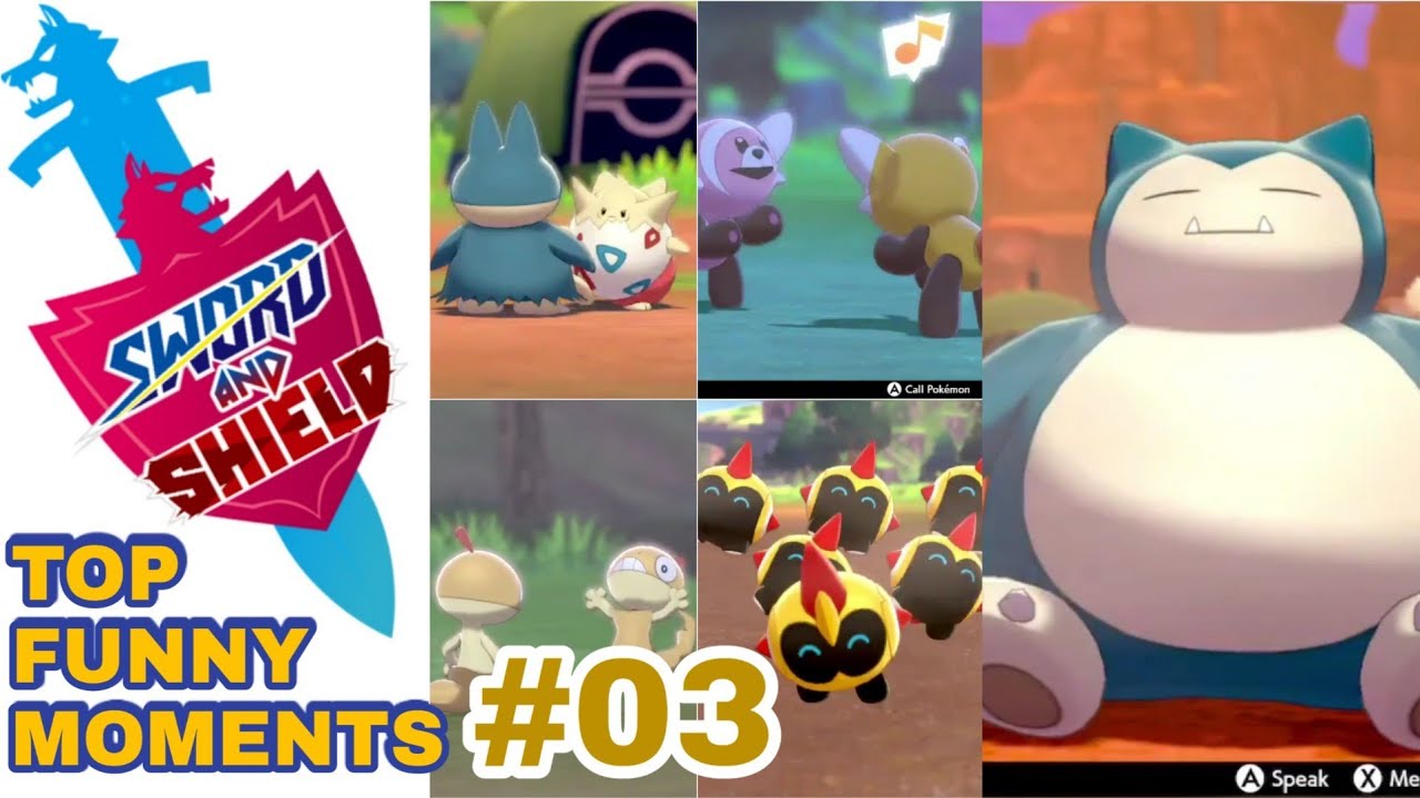 PART 03 Pokemon Sword and Shield TOP FUNNY & CUTE MOMENTS COMPILATION