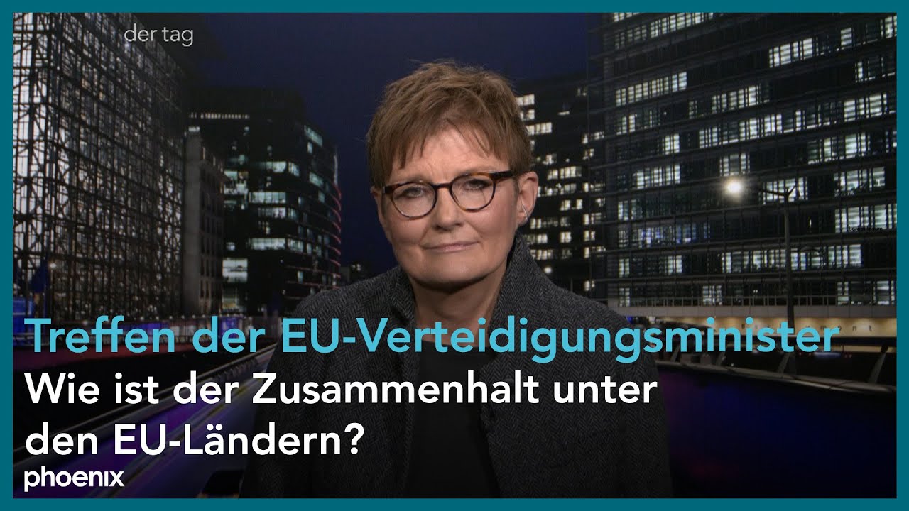 Helga Schmidt aus Br&uuml;ssel zum EU-Verteidigungsministertreffen am 14.11.23