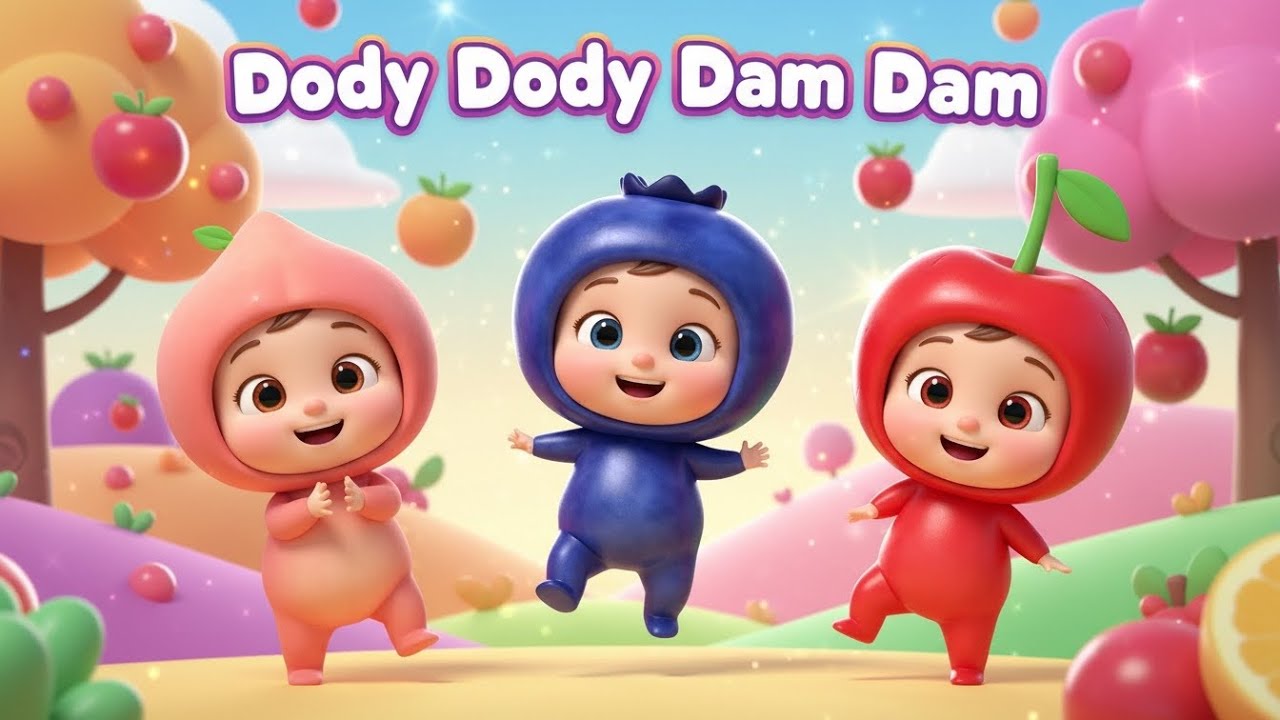 Dance & Sing Dody Dody Dam Dam 🕺💃 | Kids Nursery Rhyme | Play & Giggles Rhymes |