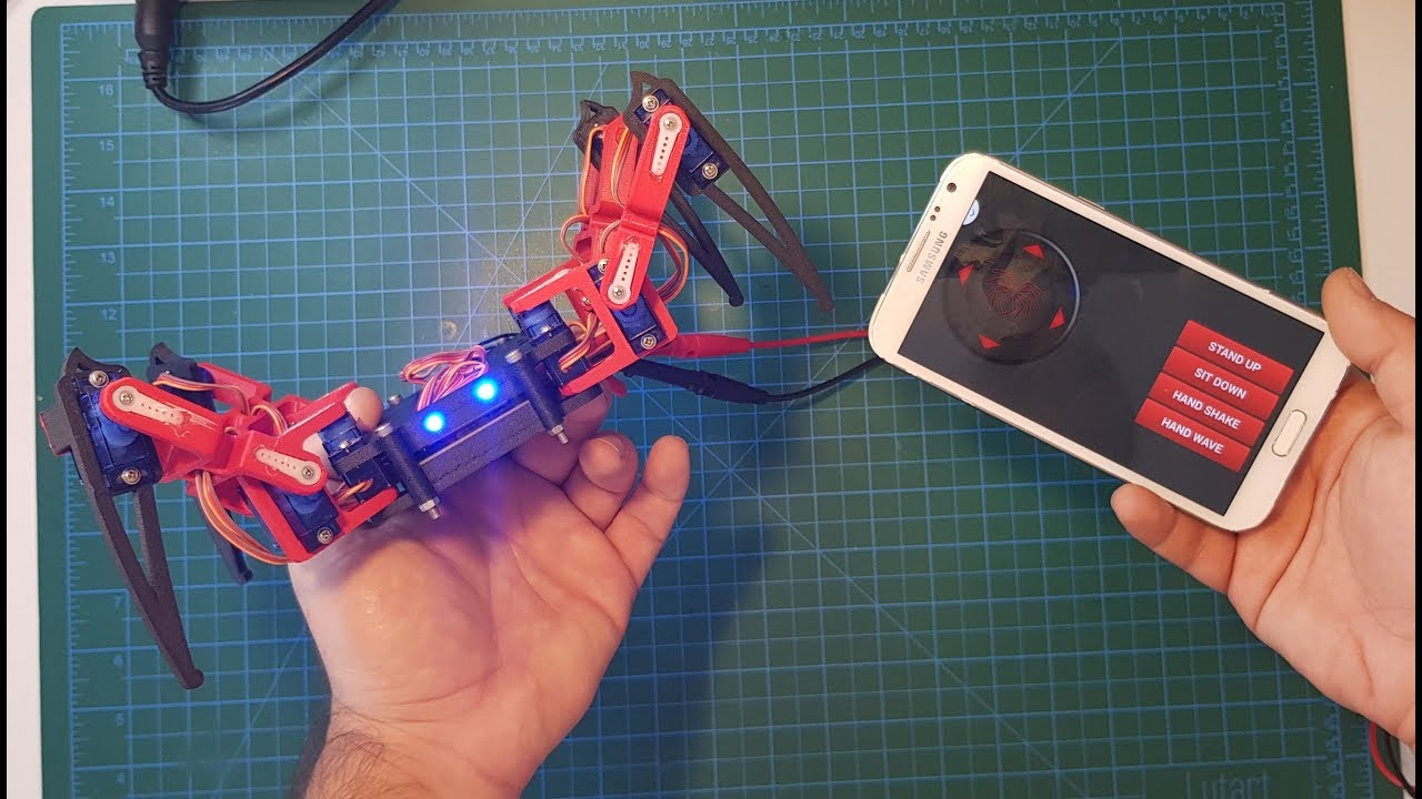 Spider Robot (Bluetooth Versiyon)