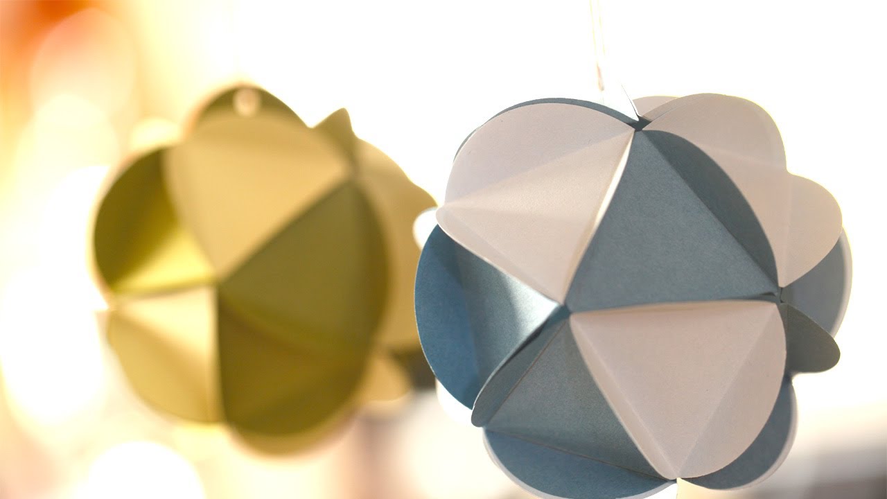 Paper Ball Ornaments