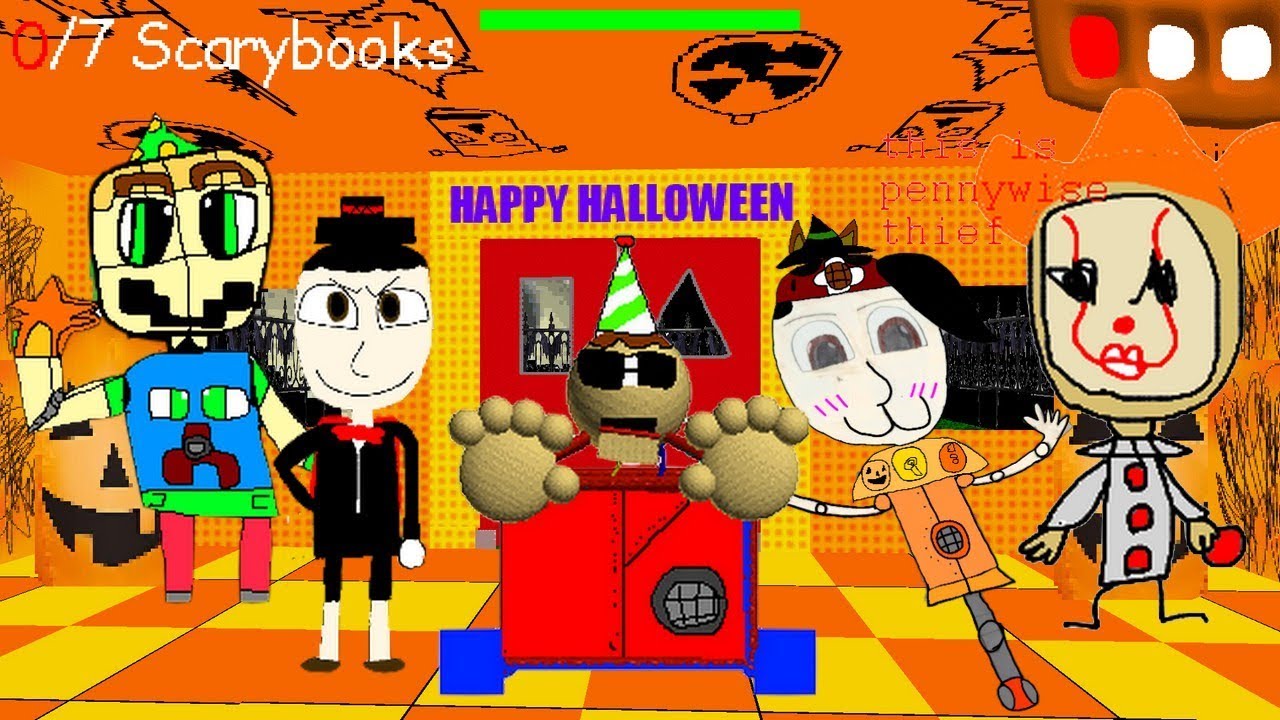 Marcello basics halloween edition - Baldi's Basics Birthday Bash Mod