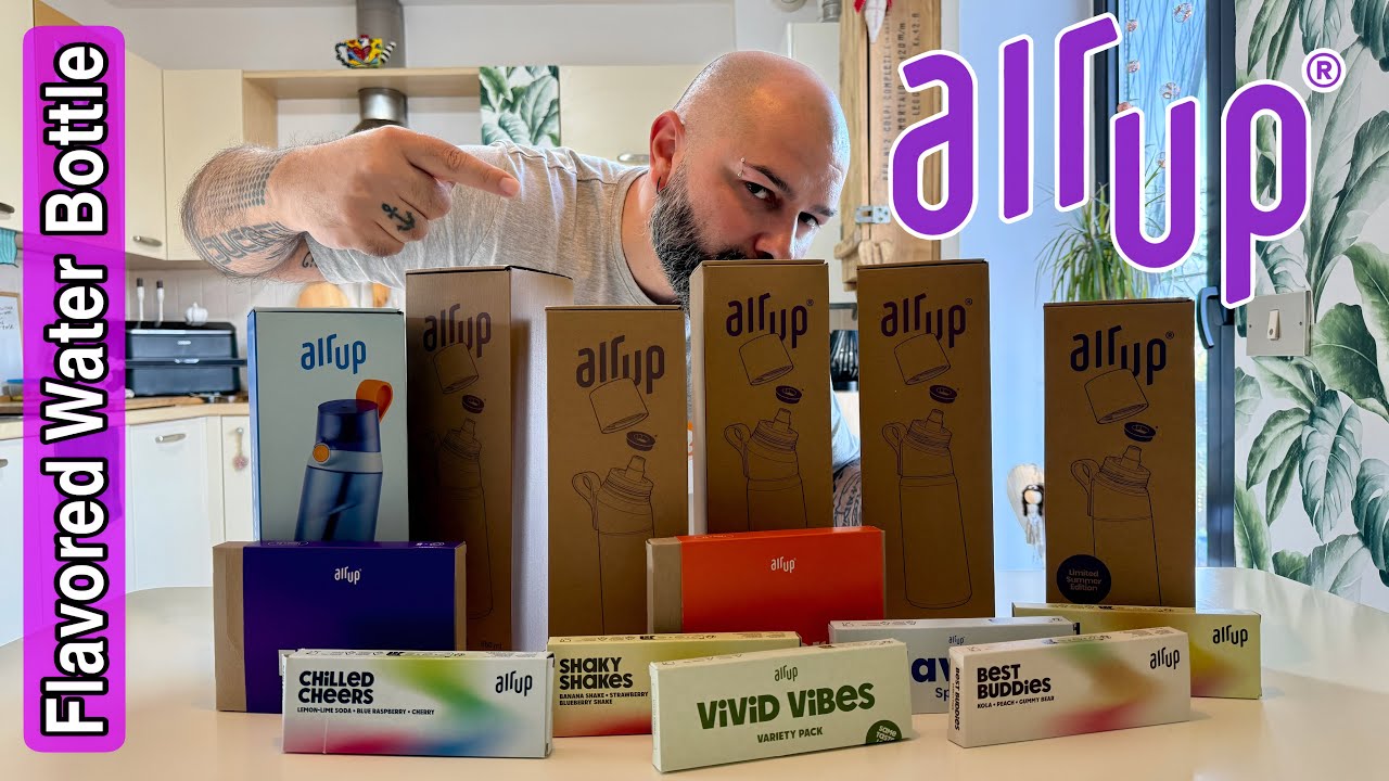 Air Up The Best Flavored Water Bottle - Making Water Taste Through Smell! ( Unboxing & Test )