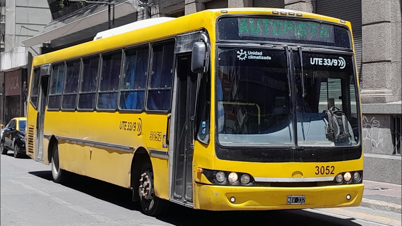 UTE 33/9 interno 3052 Nuovobus BamBam O500U con aire acondicionado
