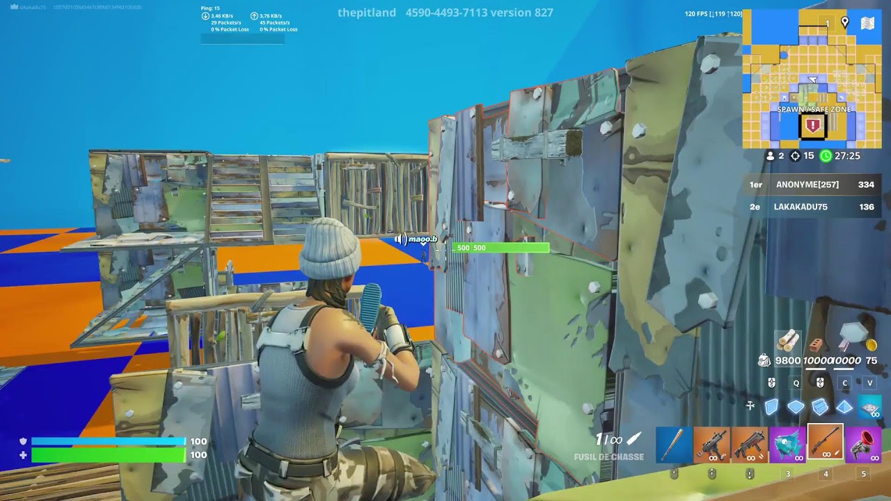 Live fortnite classe on jouent ensemble