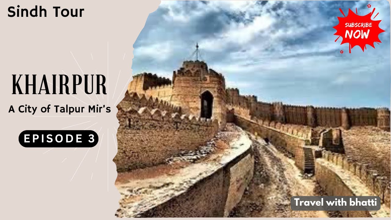Sindh’s Rich Heritage | Ep. 3 | Faiz Mahal,Pir Pagara & Kot Diji Fort ( Khairpur ) On Pridor 100c 🏍️