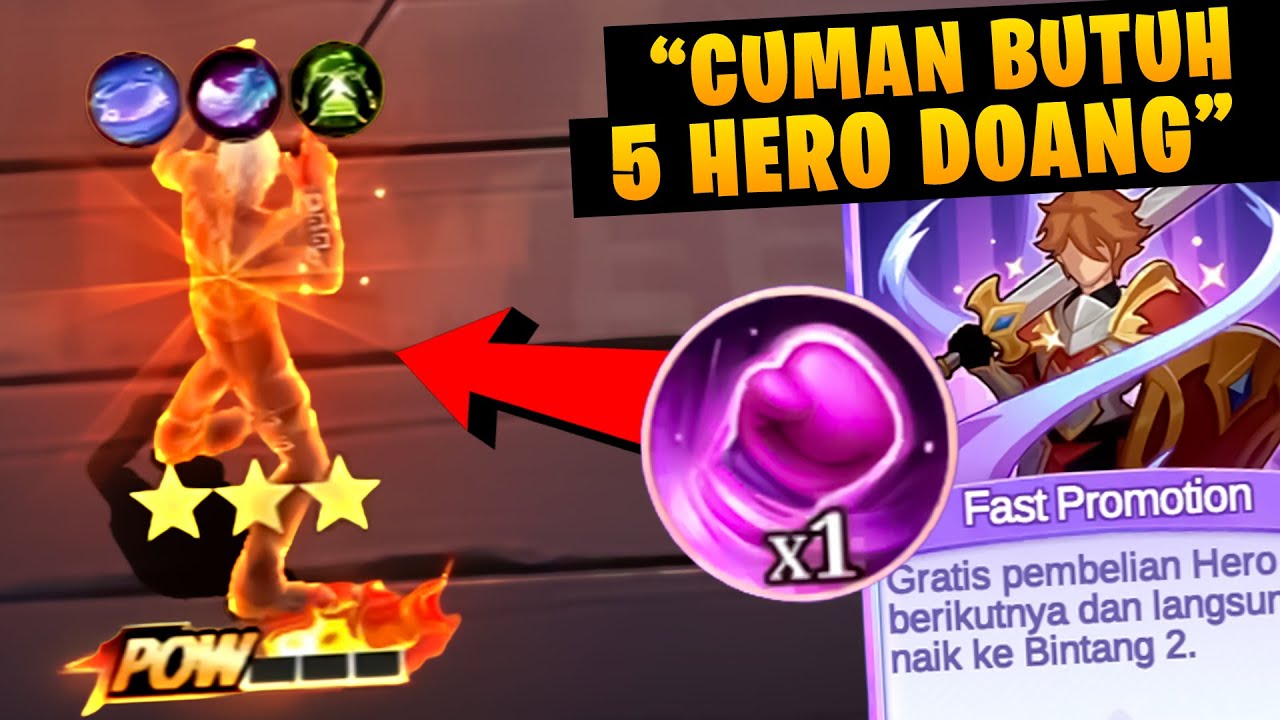 NIKMATNYOO!! CARA GAMPANG BIKIN HERO BINTANG 3  - Magic Chess Gogo