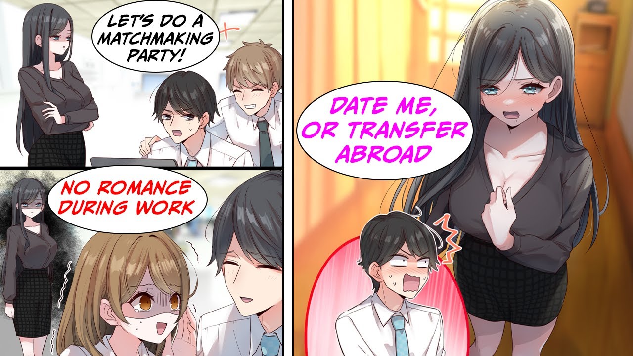 [Manga Dub] My boss is always watching me... Finally she gives me an ultimatum and... [RomCom]