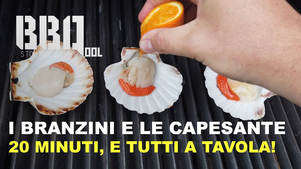 I branzini e le capesante. 20 minuti, e tutti a tavola