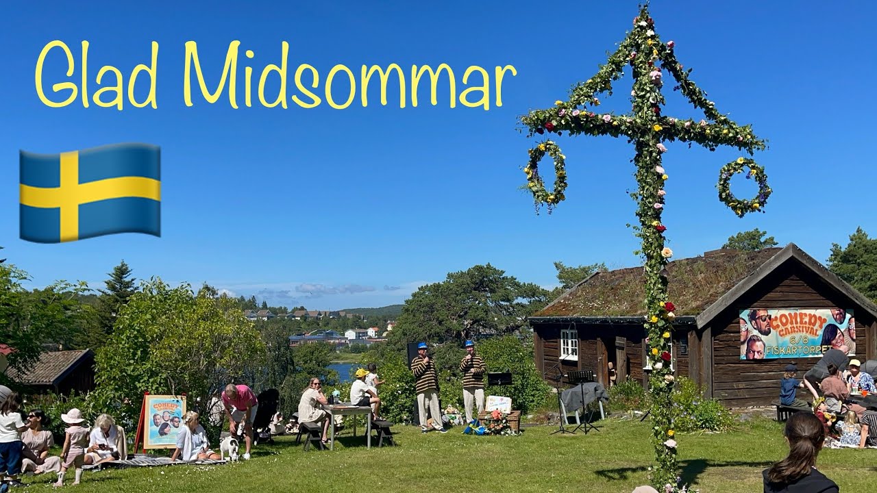 Så Feier ich Midsommar in Schweden