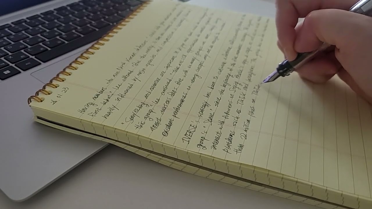 260123 CNN 만년필 영어필사 425일차 Silent Writing | White Noise ASMR