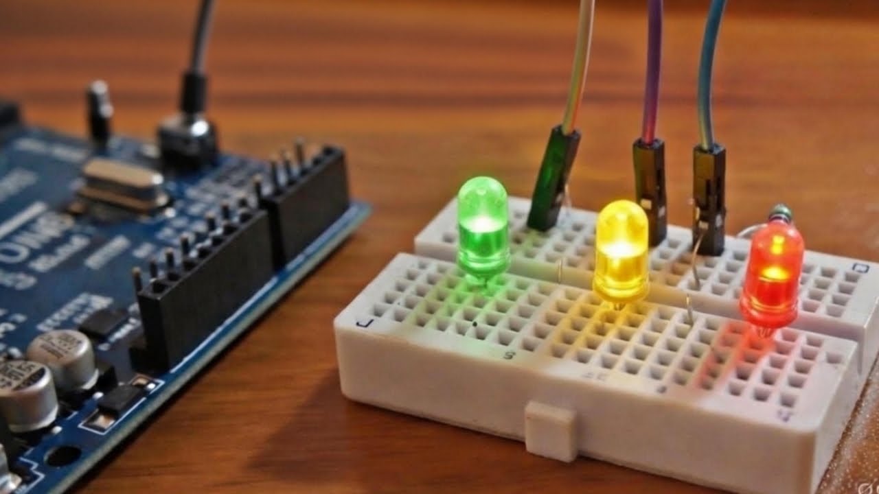 &ldquo;Arduino Traffic Light Tutorial | Easy LED Project for Beginners&rdquo;|Wadi tech