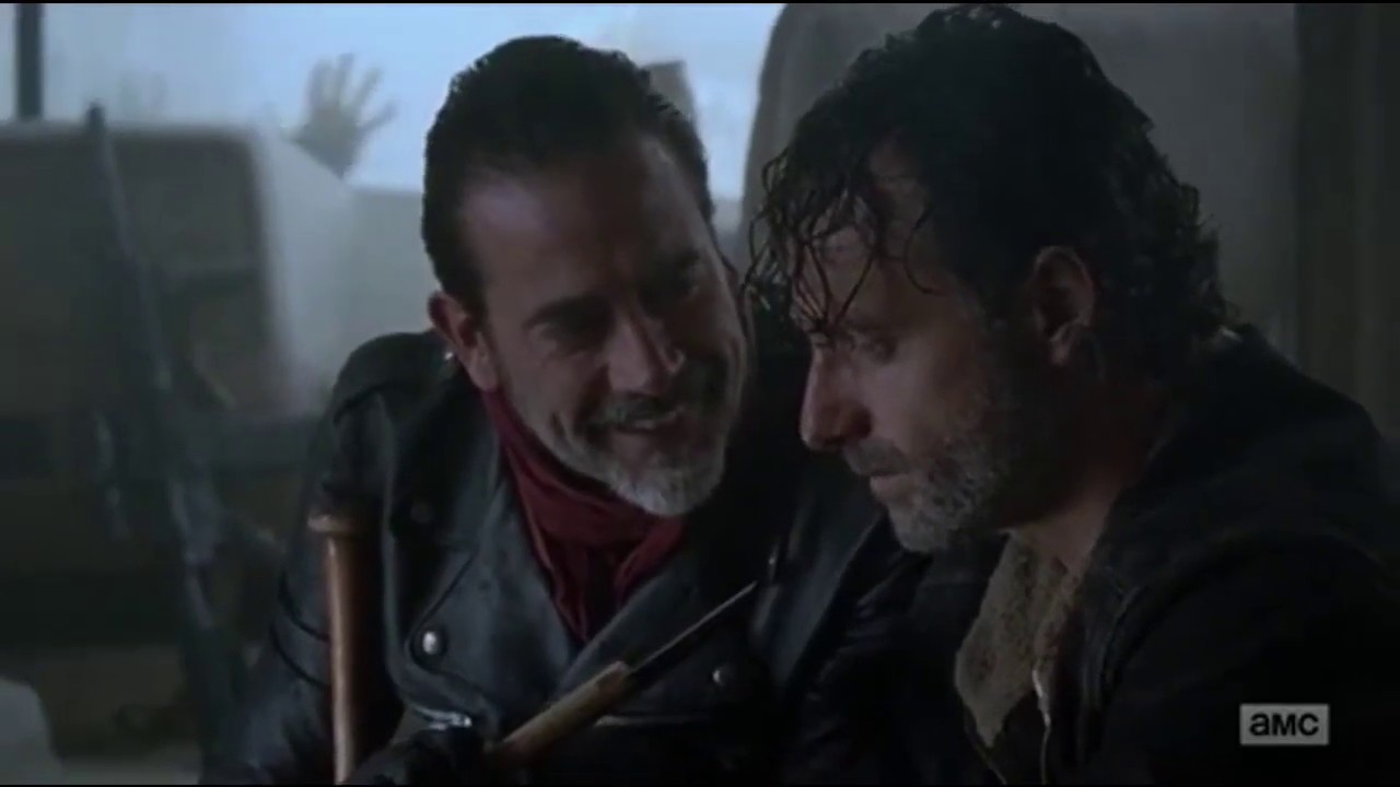 Negan Season 7 Part 2 Negan Forces Rick To Get His Axe ~ The Walking Dead