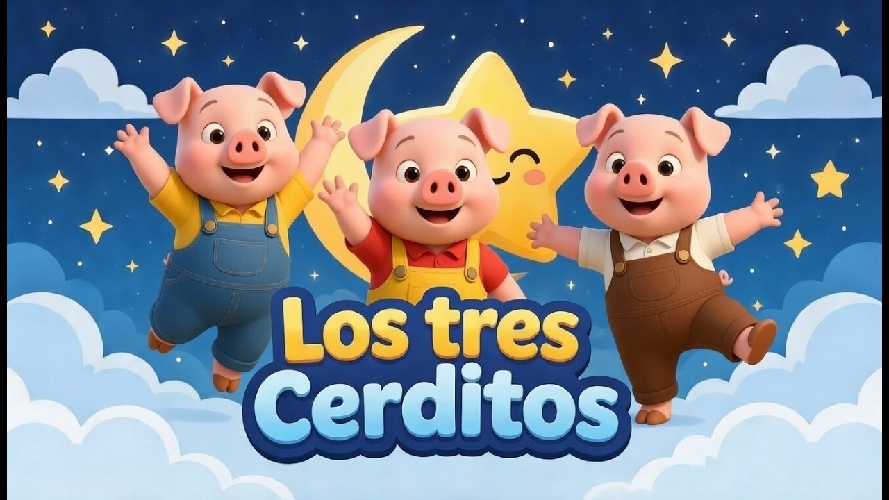 Los Tres Cerditos y el Lobo 🐷🐺 | Cuento para Dormir (Historia Completa)