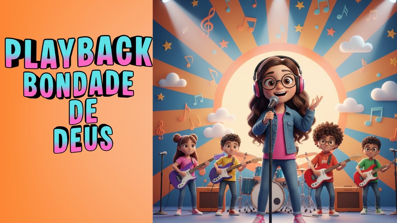 BONDADE DE DEUS/GOODNESS OF GOD - PLAYBACK - VERSÃO LOUVOR KIDS