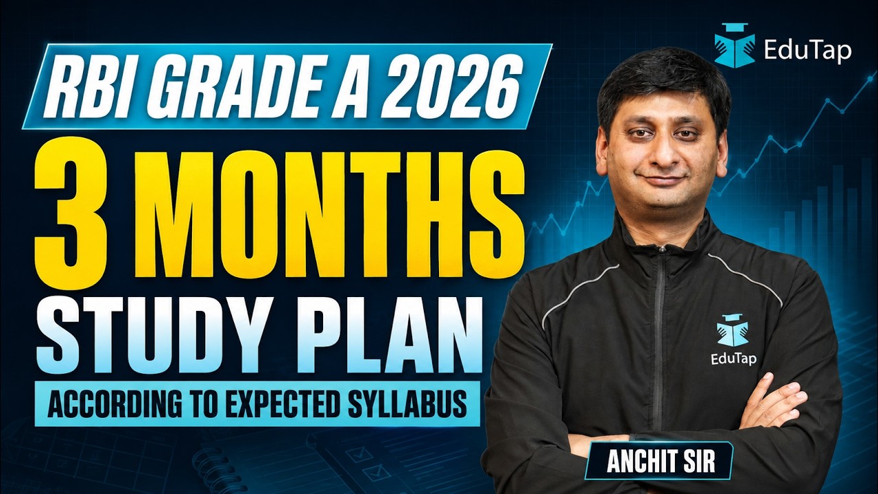 RBI Grade B 2026: 3-Month Study Plan and Preparation Strategy