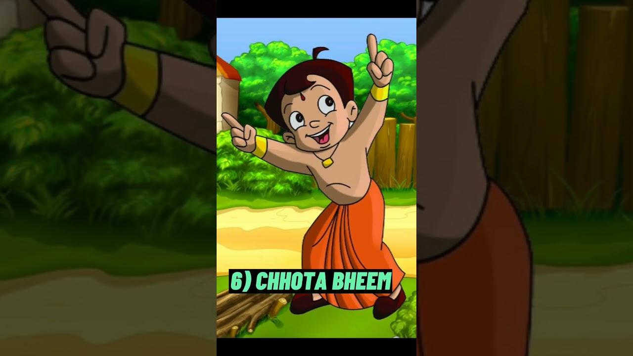 Top 10 Indian Most Popular Cartoon || #cartoon #popular #shorts