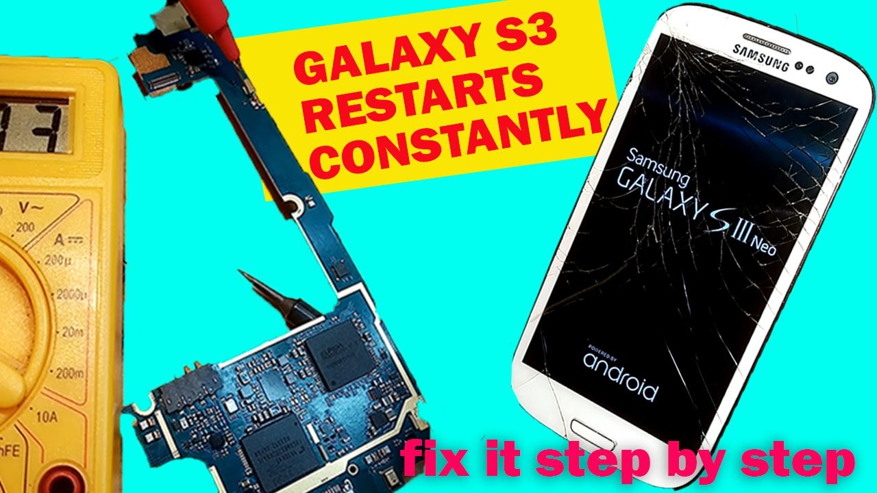 Samsung Galaxy S3  restarting constantly/ Galaxy S3  redémarre sans arrêt/  سامسونغ كلاكسي3 لا يقلع