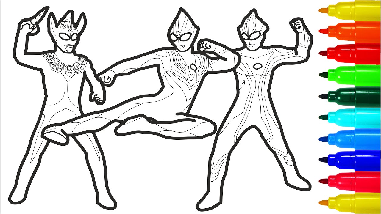 Ultraman And A Pirate Ship Coloring  Pages