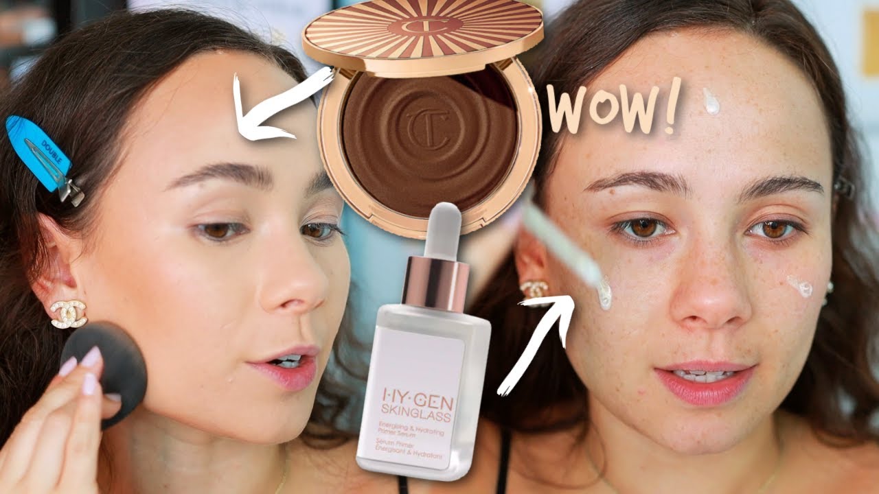 NEW CHARLOTTE TILBURY CREAM BRONZER & NATASHA DENONA HY-GEN PRIMER/SERUM!!