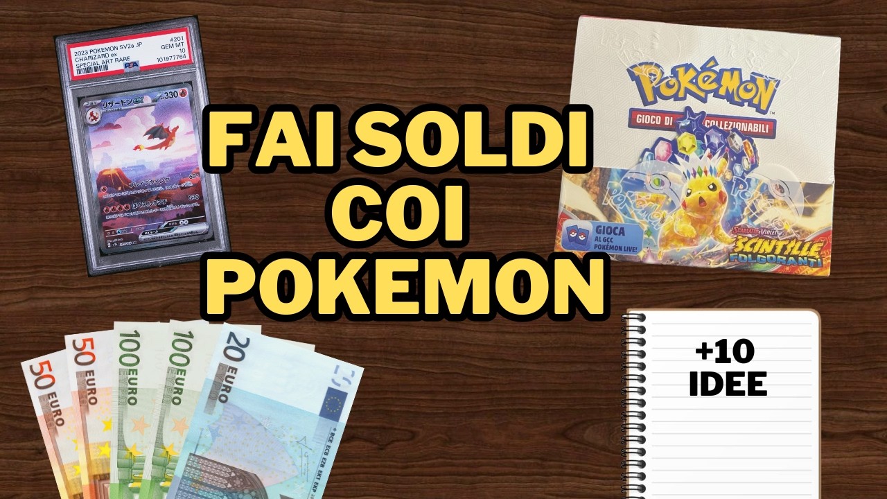 Scopri 10 modi per fare soldi con i Pokémon!